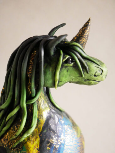 Hästskulptur
